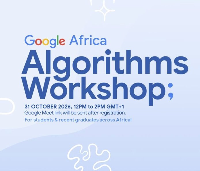 Google Africa Virtual Algorithms Workshop 2026 – 19 octobre 2026