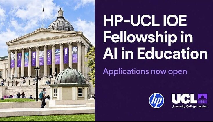 HP-UCL IOE Fellowship in AI in Education – 20 octobre 2026