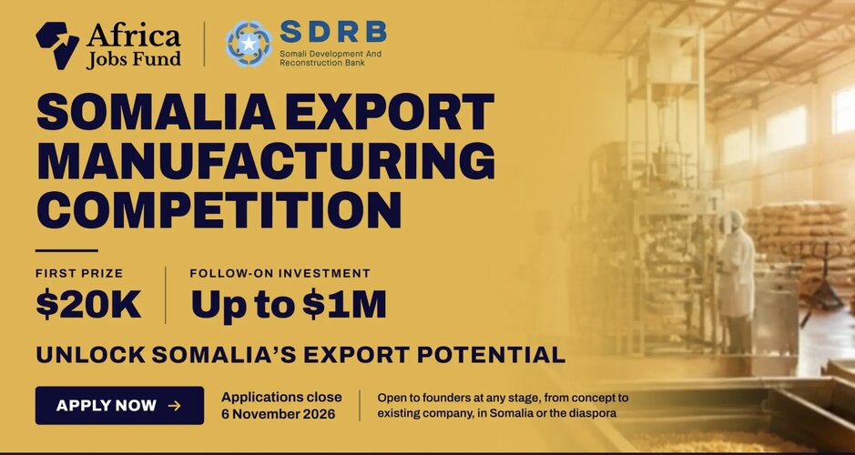 Concours Business Plan Somalie 2026 : Africa Jobs Fund – 19 octobre 2026