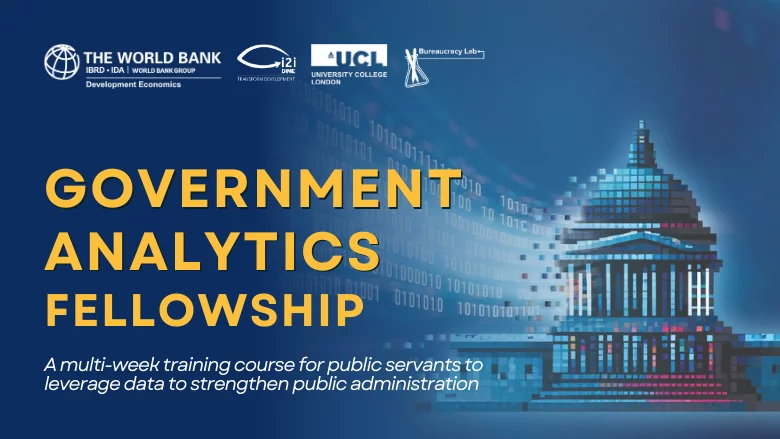 World Bank Government Analytics Fellowship Program 2027 – 9 octobre 2026